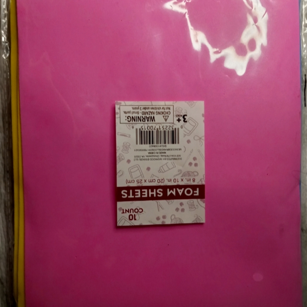Foam sheets
